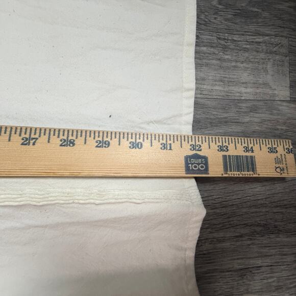 Men’s XXL Mexican Guayabera White Cotton Shirt Short Sleeve Button Front - Picture 6 of 6